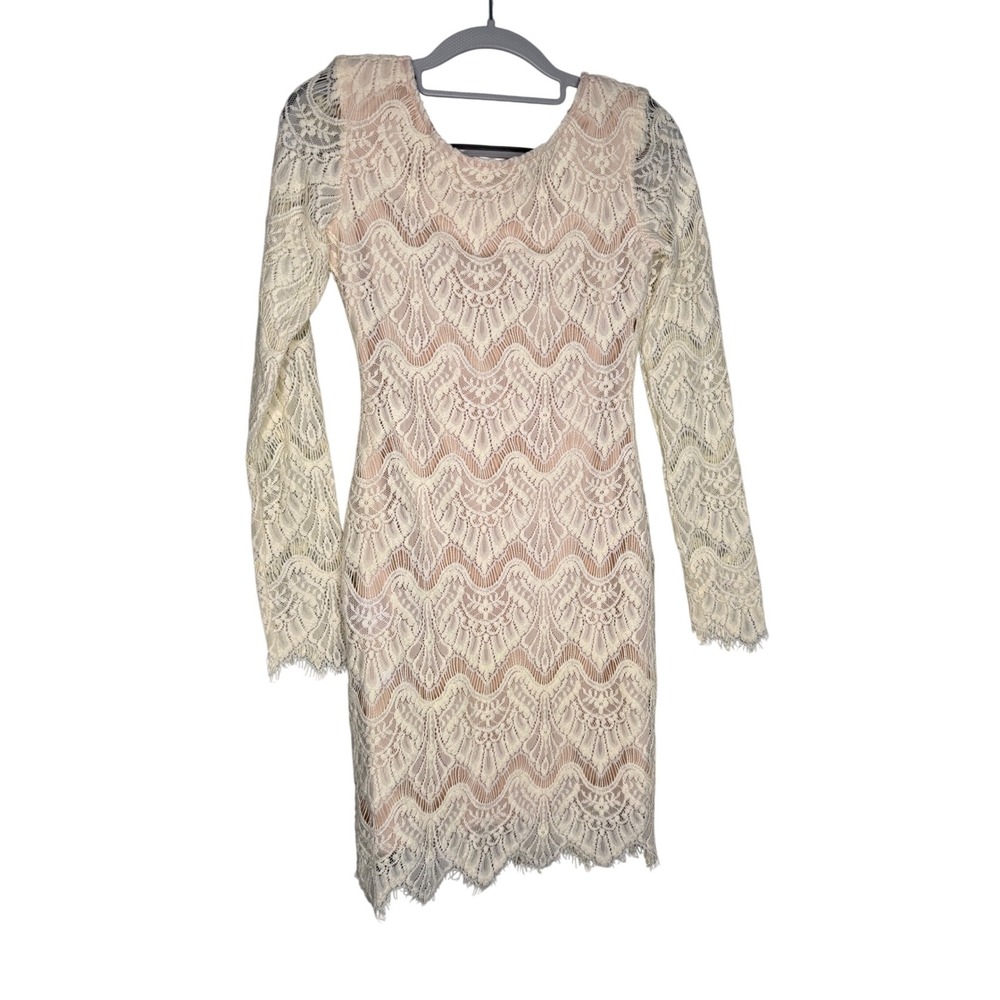 NICHOLAS Australian Designer white Lace Bodycon Cocktail Evening Party Dress